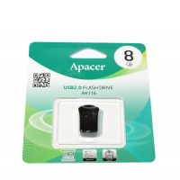 USB Flash Drive 8Gb Apacer AH116 black (AP8GAH116B-1)