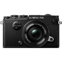 Цифровой фотоаппарат OLYMPUS PEN-F Pancake Zoom 14-42 Kit black/black (V204061BE000)