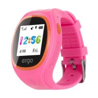 Смарт-часы Ergo з GPS трекером Ergo Junior Color J010 Pink (GPSJ010P)
