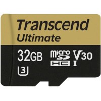 Карта памяти Transcend 32GB microSDHC class 10 UHS-I U3 MLC (TS32GUSDU3M)