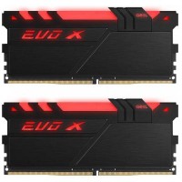 Модуль памяти для компьютера DDR4 32GB (2x16GB) 2400 MHz EVO X Black RGB LED GEIL (GEXB432GB2400C16DC)