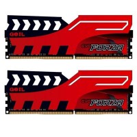 Модуль памяти для компьютера DDR4 16GB (2x8GB) 2400 MHz FORZA Red GEIL (GFR416GB2400C16DC)