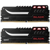 Модуль памяти для компьютера DDR4 32GB (2x16GB) 3000 MHz Blade Fire-Red Apacer (EK.32GAZ.GJDK2)