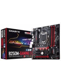 Материнская плата 1151 (B250) Gigabyte GA-B250M-Gaming 3, B250, 4xDDR4, CrossFireX, Int.Video(CPU), 6xSATA3, 1xM.2, 2xPCI-E 16x 3.0, 2xPCI-E 1x 3.0, ALC892, Intel GLan, 6xUSB3.1/6xUSB2.0, VGA/DVI/HDMI, mATX