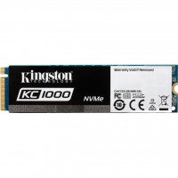 Накопитель SSD M.2 2280 240GB Kingston (SKC1000/240G) для компьютера, для сервера, PCI-E 3.0 (x4), 2700 Mb/s, 900Mb/s, 2 млн.часов, 80 x 22 x 3.5 мм, 10 г, KC1000