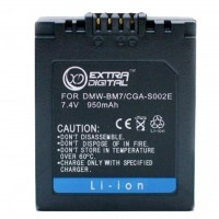 Аккумулятор к фото/видео EXTRADIGITAL Panasonic CGA-S002, DMW-BM7 (BDP2551)