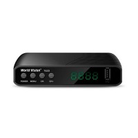 Цифровой эфирный DVB-T2 ресивер World Vision T62D с кнопками, с дисплеем, AC3