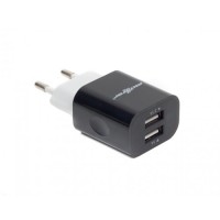 Зарядное устройство Maxxter 2 USB, 2.1A (UС-22A)