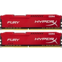 Модуль памяти для компьютера DDR4 32GB (2x16GB) 2666 MHz HyperX FURY Red Kingston (HX426C16FRK2/32)