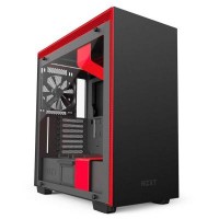 Корпус NZXT H700i MATTE BLACK/RED (CA-H700W-BR)