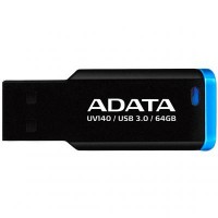 USB флеш накопитель ADATA 64GB UV140 Black-Blue USB 3.0 (AUV140-64G-RBE)