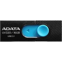 USB флеш накопитель ADATA 16GB UV320 Black/Blue USB 3.1 (AUV320-16G-RBKBL)