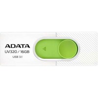 USB флеш накопитель ADATA 16GB UV320 White/Green USB 3.1 (AUV320-16G-RWHGN)