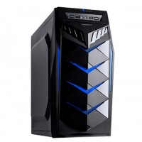 Корпус Frontier Jumbo Miditower JUMBO–02B2–400 BK-BU Black-Blue, 400W, Micro ATX / ATX, 2 x 3.5 mm, USB2.0 x 2, USB3.0 x 1, 5.25" x 1, 3.5" x 2, 3.8 кг