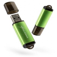 USB флеш накопитель eXceleram 16GB A5M MLC Series Green USB 3.1 Gen 1 (EXA5MU3GR16)