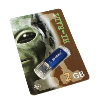 USB Flash Drive 2Gb HI-RALI Rocket series Blue, HI-2GBRKTBL