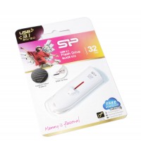 USB 3.0 Flash Drive 32Gb Silicon Power Blaze B25 White, SP032GBUF3B25V1W