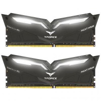 Модуль памяти для компьютера DDR4 16GB (2x8GB) 3000 MHz T-Force Night Hawk Black LED/Whit Team (THWD416G3000HC16CDC01)