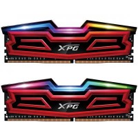 Модуль памяти для компьютера DDR4 16GB (2x8GB) 2400 MHz XPG Spectrix D40 Red ADATA (AX4U240038G16-DRS)