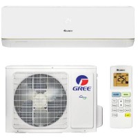 Кондиционер GREE Bora DC INVERTER (GWH09AABK3DNA5AGWH09AABK3DNA4A) кондиционер, сплит-система, 9, 25 м, настенный, 2.5 кВт, 2.5 кВт, инверторный, белый, 77.3 x 25 x 18.5 см, 8.5 кг