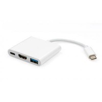Концентратор Vinga Type C/M TO HDMI A/F+USB 3.0 A/F+Type C/F (HUB042)