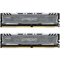 Модуль памяти для компьютера DDR4 8GB (2x4GB) 2666 MHz Ballistix Sport LT Gray MICRON (BLS2C4G4D26BFSB)