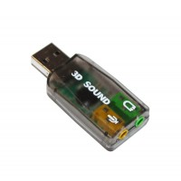 Звуковая карта USB 2.0, 5.1, Dynamode 3D Sound, 90 дБ, Xear 3D, Blister (USB-SOUNDCARD2.0)