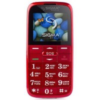 Мобильный телефон Sigma Comfort 50 Slim2 Red (4827798211922)
