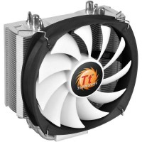Кулер для процессора ThermalTake Frio Silent 12 (CL-P001-AL12BL-B) для процессоров AMD, для процессоров INTEL, 1150, 1155, 1156, 1366, 2011, 775, алюминий + медь, 120 мм, 1400 об/мин, втулка (подшипник скольжения), 19.2 dB, 4-pin, нет, 3 тепловые трубки