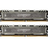 Модуль памяти для компьютера DDR4 8GB (2x4GB) 2400 MHz Ballistix Sport Grey MICRON (BLS2K4G4D240FSB)