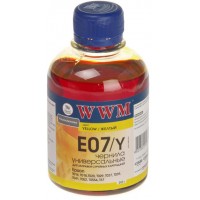 Чернила WWM Epson Stylus Universal (Yellow) E07/Y, 200 г