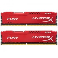 Модуль памяти DDR4 2 х 8GB 2400MHz Kingston HyperX Fury Red (HX424C15FR2K2/16)