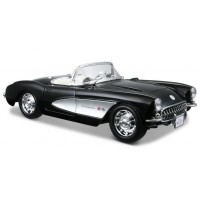 Машина Maisto Chevrolet Corvette 1957 чёрный (1:24) (31275 black)