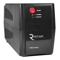ИБП Ritar RTP500 (300W) Standby-L, LED, AVR, 4st, 2xSCHUKO socket, 1x12V4.5Ah, plastik Case. Q4