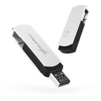 USB флеш накопитель eXceleram 64GB P2 Series White/Black USB 2.0 (EXP2U2WH2B64)