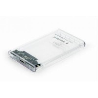 Карман внешний GEMBIRD 2.5", USB 3.0, прозрачный (EE2-U3S9-6)