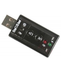 Звуковая карта USB 3D Sound 7.1Ch
