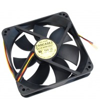 Вентилятор 120 mm Gembird FANCASE3/ball