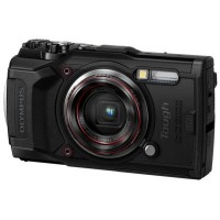 Цифровой фотоаппарат OLYMPUS TG-6 Black (Waterproof - 15m; GPS; 4K; Wi-Fi) (V104210BE000)