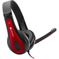 Наушники CANYON HSC-1 Black-Red (CNS-CHSC1BR)