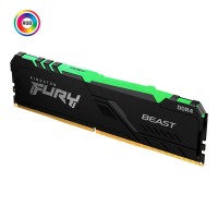Модуль памяти DDR4 16GB 3200 MHz Fury Beast RGB Kingston Fury (ex.HyperX) (KF432C16BB1A/16) CL16, 1.35 V, RGB