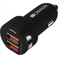 Зарядное устройство Canyon Universal 2xUSB car adapter (CNE-CCA04B)