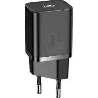 Зарядное устройство Baseus Super Si 1C 20W With Cable Type-C/iP Black (TZCCSUP-B01)