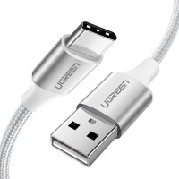 Дата кабель USB 2.0 AM to Type-C 1.5m 3.0A 18W US288 White Ugreen (60132)