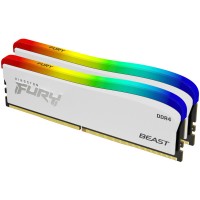 Модуль памяти для компьютера DDR4 32GB (2x16GB) 3200 MHz Beast RGB Special Edition Kingston Fury (ex.HyperX) (KF432C16BWAK2/32)