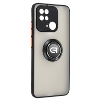 Чехол для мобильного телефона Armorstandart Frosted Matte Ring Xiaomi Redmi 10C Black (ARM68366)