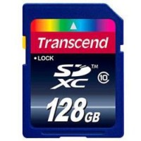 Карта памяти 128 Gb SDXC, Transcend, Сlass10 (TS128GSDXC10)