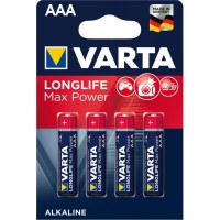 Батарейка Varta AAA Longlife Max Power щелочная * 4 (04703101404)