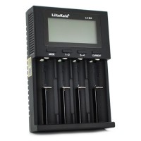Зарядное устройство для аккумуляторов Liitokala 4 Slots, LED display, 5V Type C, 3.7V/1.2V AA/AAA 18650/26650/16340/14500/10440/18500 (Lii-M4)