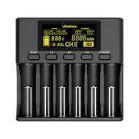 Зарядное устройство для аккумуляторов Liitokala 6 Slots, LCD дисплей, Li-ion/Ni-MH/Ni-Cd/AA/ААA/AAAA/С (Lii-S6)